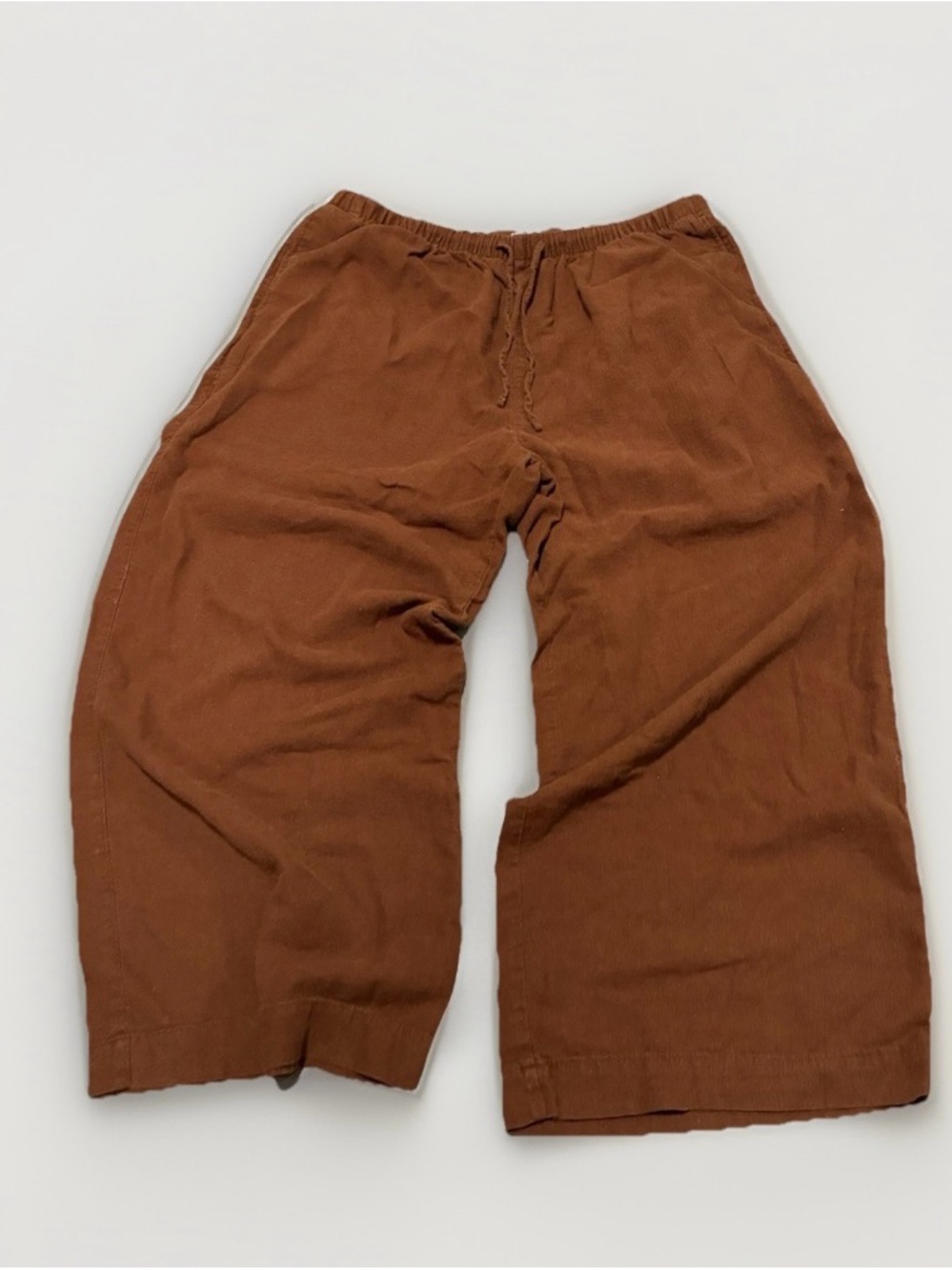 Old Navy Women's Wide-Leg Brown linen-blend pants